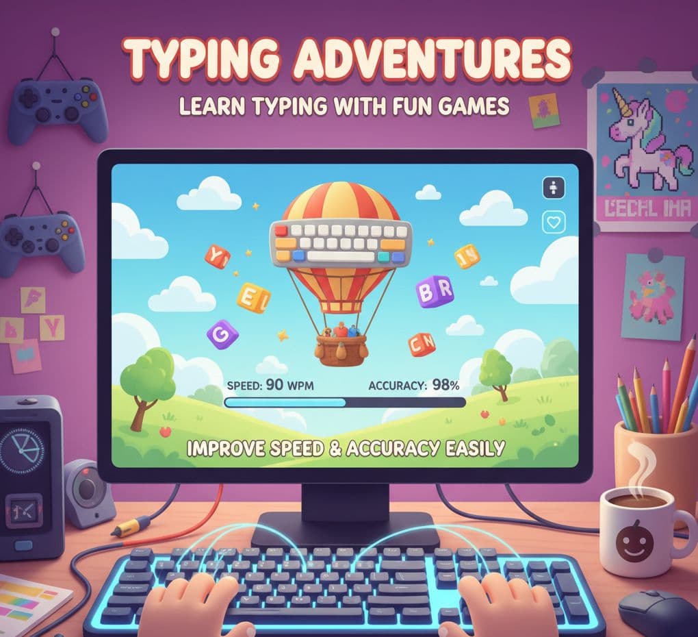 Learn Typing with Fun Game - Improve Speed & Accuracy Easily